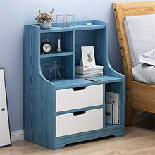 Comodino Comodino 2 cassetti Semplice Comodino Multifunzionale Comodino da Letto cassetti Tavolino con Storage Shelf (Color : A, Size : 47.5x30x70cm)