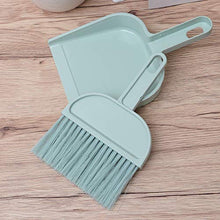 Toyvian Mini scopa e set di spazzaneve per la pulizia della gabbia nido di casa Desktop Pets (blu)