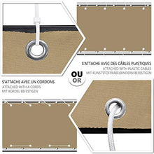AZLAO Telo Oscurante per Balcone cm Balcone Frangivist Rivestimento Recinzione di Facile Manutenzione per Recinzione di Giardino