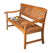 Robert Dyas - Panca da giardino a 3 posti, in legno, certificazione FSC