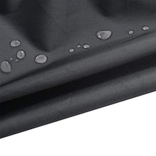 HSBAIS Copertura Tavolo Esterno，Copertura per Mobili da Giardino - Telo Protettivo per Tavolo e Sedie da Esterni, Giardino Quadrato in Rattan Telo Copri Tavolo Quadrato Sedie,Black_120x120x72cm