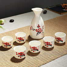 Dispenser di Vino Liquore Hotel Casa Creativo Set Regalo in Ceramica Piccola e Spessa Bicchiere da Vino personalità Cantina per Vini @ Ombra di bambù