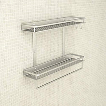 DZHTWSRYGR Bathroom Corner Shelf Space Aluminum Bathroom Shelf Toilet Shelf