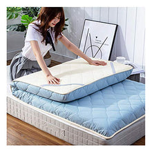 HUATAN Tatami Materasso Topper, Futon Materasso Topper Spessore 9cm Morbido e Traspirante per Il Campeggio Domestico,B,100 * 200cm/39 * 79inch