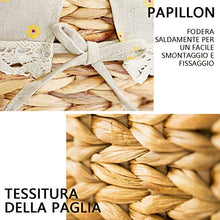 ZRZJBX Contenitore con Coperchio Extra Large in Seagrass，Cassa in Vimini Foderata，Scatole Portaoggetti in Erba Marina，Scatola di Immagazzinaggio in Rattan,A-M