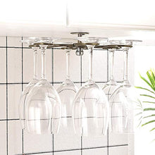ZHUANYIYI Calici Cremagliera A Testa in Giù A Soffitto Vino Rack può Contenere 6 Tazze Calice retrò Bronzo