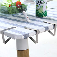 Clip per tovaglia,Tovaglia Clips,Tovaglia Clip in Acciaio,Fermatovaglia Acciaio Inossidabile,Clip Holder 24 Pezzi,Tablecloth Clip Regolabile,Clip fermatovaglia Argento,Porta tovaglie per Outdoor Party