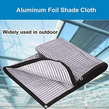 Lanrui Tende da Sole Ombra Panno Wiht Resistente ai Raggi UV 85% di Alluminio Sunblock Shading Netto all'aperto Sun Shelter Tetto Pet Ombra di Copertura (Dimensioni: 3M × 3M) Dimensione: 3M × 7M