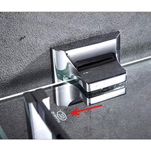 LGR Portaoggetti a Parete per Bagno Doccia Mensola in Vetro Portaoggetti a Parete con Guida in Rame in Vetro temperato Spesso 8 mm