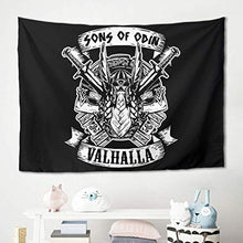 Tapisseries Viking Sons by Odin Valhalla - Testiera con stampa su sfondo bianco, 200 x 150 cm