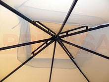 GAZEBO 3X4 GIARDINO IN ALLUMINIO COPERTURA 250 GR. ANTIPIOGGIA ZANZARIERE E TELI LATERALI