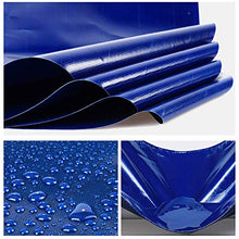 MHBGX Tela Cerata Resistente Impermeabile All'Aperto, Tela Cerata Blu Del Pvc Fatta Di Tela Cerata da 550 Grammi/Metro Quadro,un,3,8X4,8 M