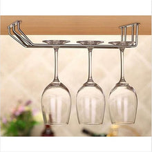 dragonaur-home decor - Portabicchieri da vino in acciaio INOX, per bicchieri da vino, 2 file
