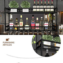 Wine Rack, Wine Rack a soffitto attaccatura del supporto di bottiglia del vino Cup Holder Vino Rosso Capovolto attaccatura del supporto di calice Coppa gancio Mensola for Kitchen decorazione della bar