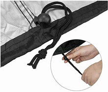 YULIAN Mobili da Giardino Coprisedili Impermeabili, Terrazza Mobili Cover Round Oxford Durevole Tessuto a Prova di abilitazione Durabile Quattro Stagioni, 22 Taglie, Personalizzabili, Nero.