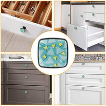 Configurazione astratta di triangoli Pomelli per Porta Set di 4 Pomelli per Mobili Manopole per Cassetti Cucina Armadio Vetro
