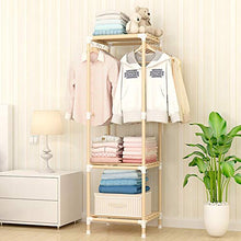 PingFanMi Multi-Purpose Log Coat Rack Bookshelf Storage Rack, Facile da Montare for Un Facile Spostamento 150cmx44cmx44cm