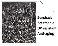 Paralume Black Sunblock, Rotolo in Tessuto Resistente All'ombra UV 60-70% per Casa, Cortile, Pianta (Senza Occhielli) (Dimensioni : 5x50m(16.4 ftx164 ft))