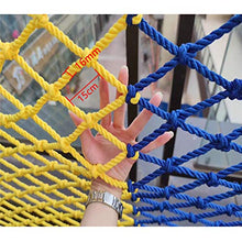 ETZBQ Rete Arrampicata per Bambini,Altalena da Giardino Adulti, Rete da Arrampicata Indoor per Bambini - Set da Gioco All'Aperto Jungle Stadium, Percorso A Ostacoli(1 * 7m/3.28 * 22.96ft)