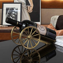 hongbanlemp Wine Bottle Holder Forma Cannon Rame Puro del Vino della casa della mensola Decorazioni, for la Cucina casa della Decorazione della Stanza