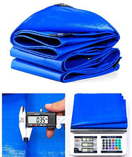 MTYLX Outdoor Multifunzionale Incatramata, Outdoor Sun Rainproof Panno, Blu Di Spessore Impermeabile Esterna Protezione Solare,4Mx5M,4Mx5M