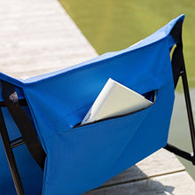 TecTake Materassino da Spiaggia Imbottito Schienale Regolabile - Disponibile in Diversi Colori - (Blu | No. 402441)