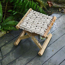 Sedia Ottomano Imbottito Sgabello A Gradino Di Legno, Sgabello Pieghevole Per Piedi Bambino,23 * 26 * 24cm