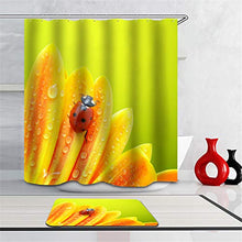 LIYAN Combinazione Bagno. Immagini Chiare E Colori Vivaci Rendono Il Tuo Bagno Pieno di Vita. Accessori da Bagno. Coccinella sul Fiore.
