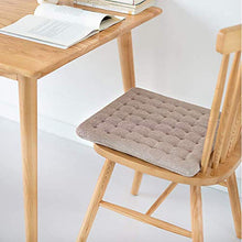 XHNXHN Cuscino del Sedile Giapponese Futon, Imbottitura del Sedile Trapuntato Tappetino Tatami per la casa Cuscini per sedie da Pranzo Imbottiti Traspiranti per la casa-Beige 40x40cm (16x16In)