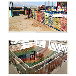JRYⓇ Rete di Sicurezza per Bambini-Balcone Ringhiera Protezione per Scale Recinzione-Reti per Recinzione tessute a Mano, per ringhiere per Interni Scale Parco Giochi Patio Esterno Balcone Giochi