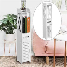 YXZQ Mensola, Armadi a Pavimento, 3 in 1 Armadietto da Bagno a Prova d'umidità Armadio a Pavimento Impermeabile Organizzatore Armadietto Bagno Toilette Silm per Camera da Letto Cucina Corrid