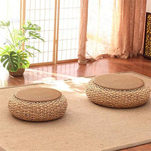 Cuscino per Sedia Fatto a Mano Pouf Rotondo, Ottomana Sgabello Tatami, per casa, Patio, Balcone