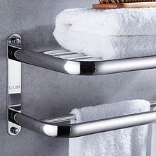 AINIYF Bagno Bagno Doccia Mensola Organizzatore Parete Punch Libero dell'Acciaio Inossidabile 304 2 Tiers portasciugamani, 2 Metodi di Installazione, 2 Formati (Dimensione: 50x24.5x20cm)