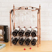 Banco di mostra del vino dell'esposizione del vino dello scaffale del vino, alto vino invertito bicchiere di vino vino vino vino vino vino
