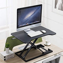 GaoF Scrivania per Computer Desktop sollevabile, Tavolo per Laptop in Piedi Banco da Lavoro per Computer, Staffa di Rialzo per Monitor Regolabile Multiposizione da 6 cm a 40