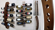 Euroshopping Cantina cantinetta rastrelliera a Parete Muro portabottiglie espositore in Legno 10 posti