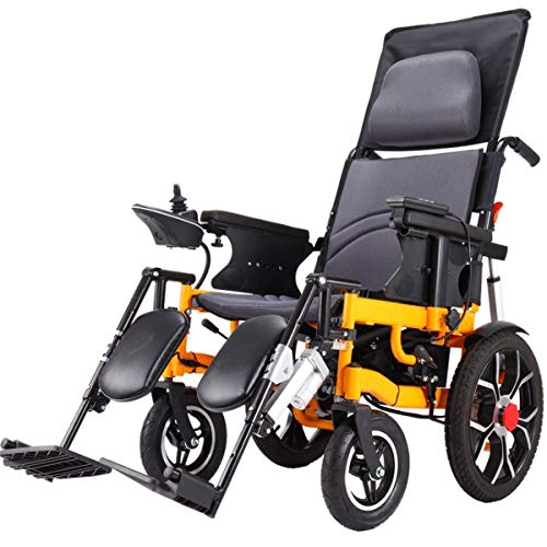 Accessori per la casa Anziani Disabili Carrozzina elettrica premium Sedia a rotelle motorizzata pieghevole portatile Carrozzina elettrica pieghevole compatta per impieghi gravosi Batteria al litio