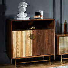 QuRRong Credenza Multifunzionale Cabinet Sala da Pranzo della Cucina della Casa Dining Room Furniture Ingresso Armadio per Soggiorno Camera da Letto (Color : Natural, Size : 90x45x90cm)