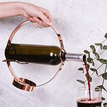 ZLJ Portabottiglie per Vino Portabottiglie per Vino Portabottiglie Portabottiglie Portabottiglie per Vino Portabottiglie Portabottiglie e versatore Alluminio Rame 8,5 x 24 x 8,5 cm