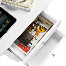 Yaheetech Set 2 Comodini Camera da Letto Comodino con 2 Cassetti 61 x 45 x 35 cm Tavolino Lato Moderno Mobile da Letto Tavolino Laterale Organizzatore da Letto Portaoggetti