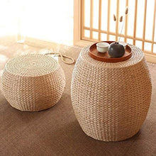 Sgabelli in Rattan Fatti a Mano, Poggiapiedi del Soggiorno, Sgabello da Tavolino da caffè alla Moda Creativa, Sgabello da Divano per La Casa, Robusto E Resistente in Rattan