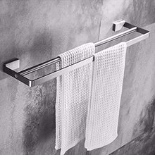 JKCKHA Northern Europe. cremagliera Mensole for Bagno Scaffale Rack Appendiabiti 304 Bar in Acciaio Inox Bar Unico Bagno Asta cremagliera bipolare Ciondolo Bagno Ispessimento 80 Centimetri