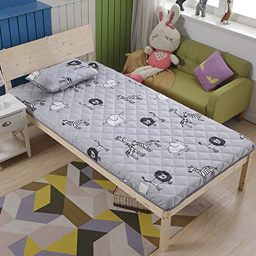 Z&HA Tatami Tappetino, 5 cm di Spessore Tappetino futon MattressTopper Tradizionale Giapponese futon ispessite Queen Size Standard Dimensione Dorm,G,90x200cm