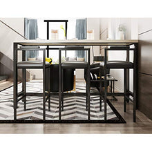 LAMXF Sgabelli da banco in Metallo con Schienale Basso, Sedia da Pranzo da Cucina, Sgabello da Bar Moderno per Cucina da Pranzo, Altezza Seduta: 65 cm / 75 cm - Nero