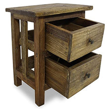 vidaXL Comodino in Legno Massello di Acacia 40x30x51 cm Cassettiera Cassetti
