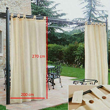 Morbidissimi Tenda Gazebo Idrorepellente con Passanti 200x270 cm - Panna Z308