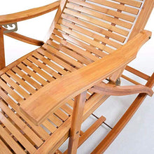 CDFC Sedia a Dondolo Bamboo Sedia per Adulti Sedia reclinabile Pieghevole Pranzo Pranzo Balcone Sedia Sedia Lounge Sedia Easy Sedia Sedia oscillante