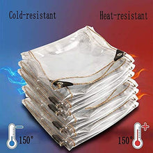GYYARSX Teloni Copertura per Tettoia per Piante Idratante con Isolamento in PVC Addensato, con 4 Angoli in Plastica, 35 Dimensioni, Spessore 0,35mm (Color : Clear, Size : 4.0X5.5M)