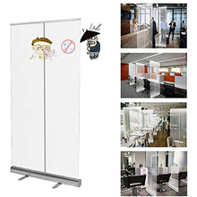 Protezione per Starnuti Trasparente Tosse Starnuti Protettivo Schermo Impermeabilità Pieghevole Portatile Divisorio Facile da Installare per Ufficio Contatori Reception Counter