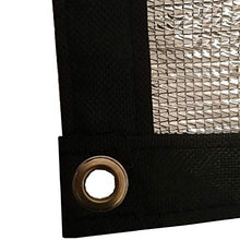 Rete ombreggiante Rete Riflettente in Lamina di Alluminio con Anelli di Tenuta, Copertura al 99% per Isolamento Solare per Piante da Giardino, Tetto in Camera Solare, 170 G/M² (Size : 1x6M)